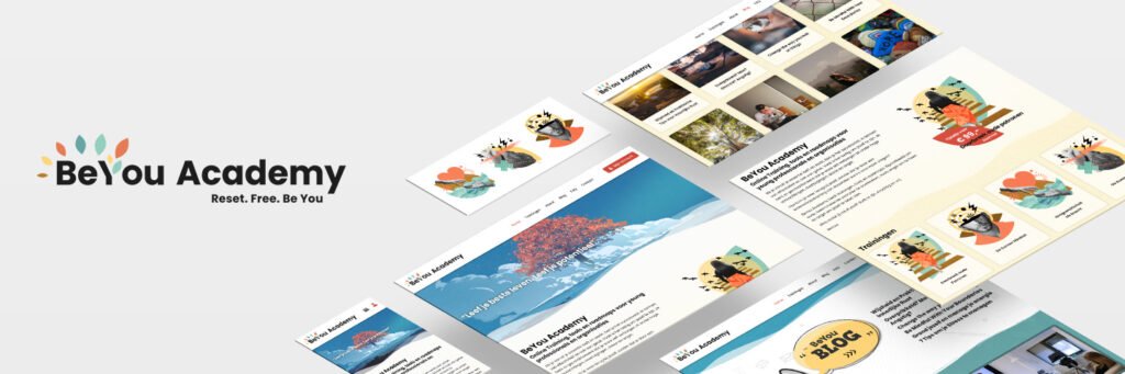 Beyou academy banner door Swerk Webdesign Amsterdam